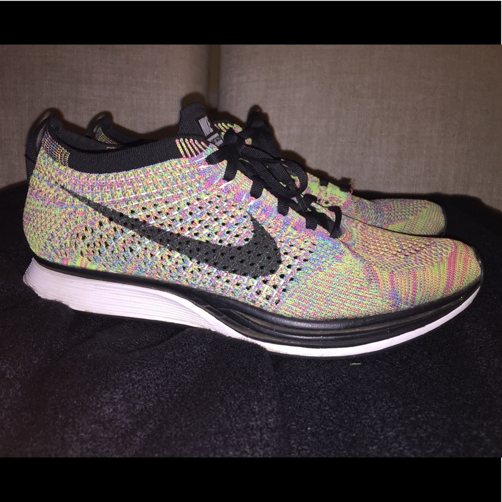 Nike Flyknit Racer Multi color/RARE find/Unisex